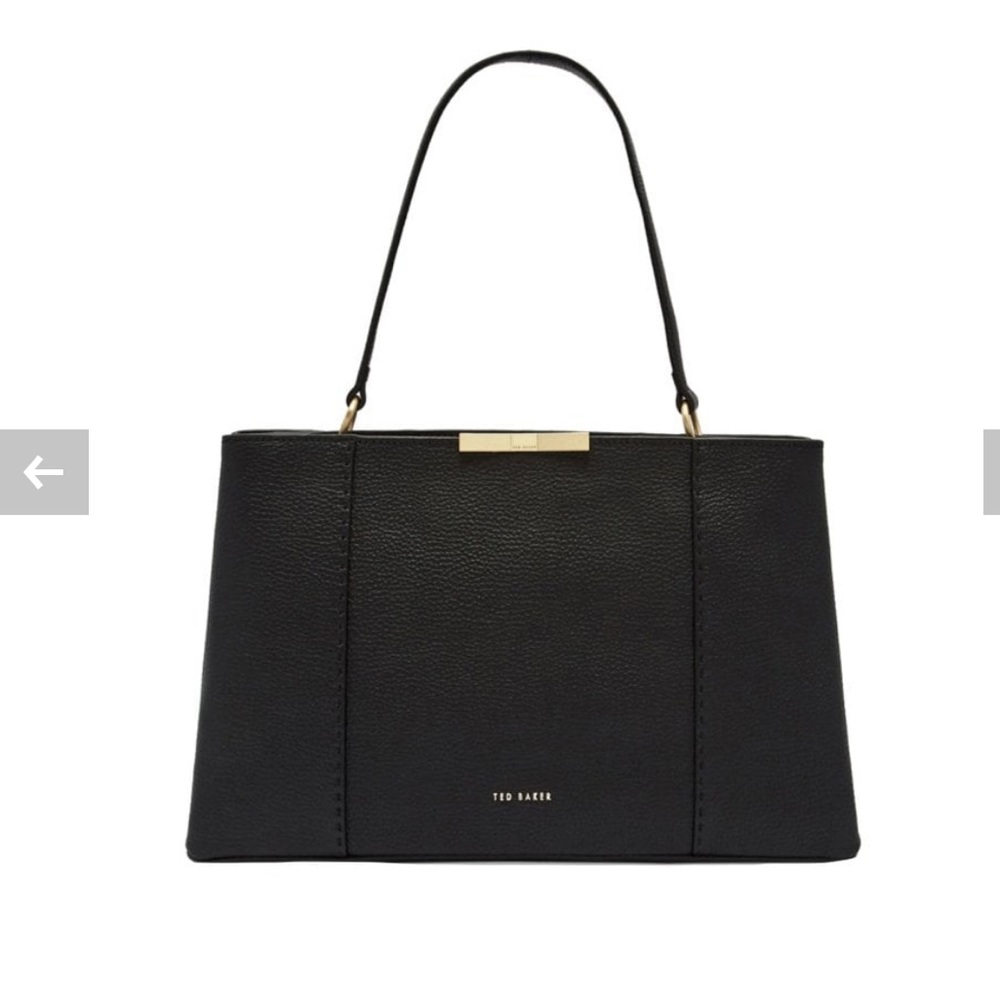 Ted Baker Camieli Faceted Bow Leather Shoulder Bag